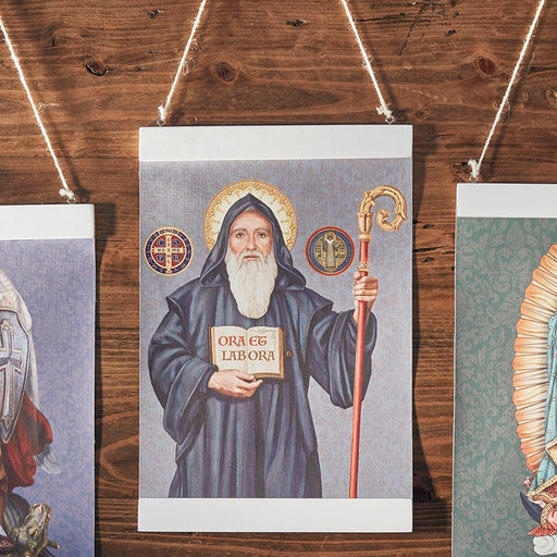 Saint Benedict Canvas Wall Decor