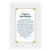 Saint Benedict Lace Holy Card