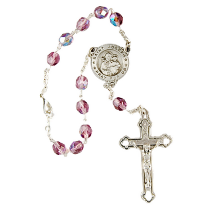 Saint Joseph Auto Rosary St Joseph Auto Rosary St. Joseph Auto Rosary St Joseph St Joseph image St Joseph art Saint Joseph