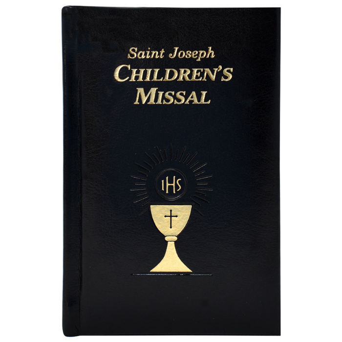 Saint Joseph Children's Missal Black Dura-Lux- 4 Pieces Per Package