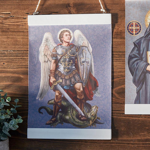 Saint Michael Canvas Wall Decor