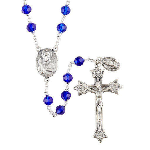 Sapphire Vienna Collection Sacred Heart Rosary