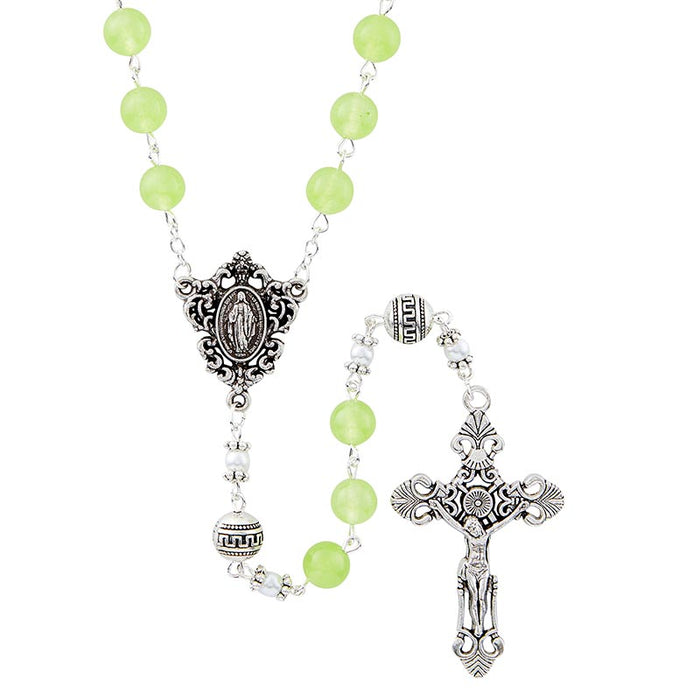 Seafoam Rosary - Amalfi Collection