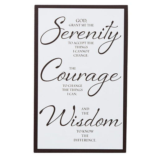 Serenity Prayer Plaque