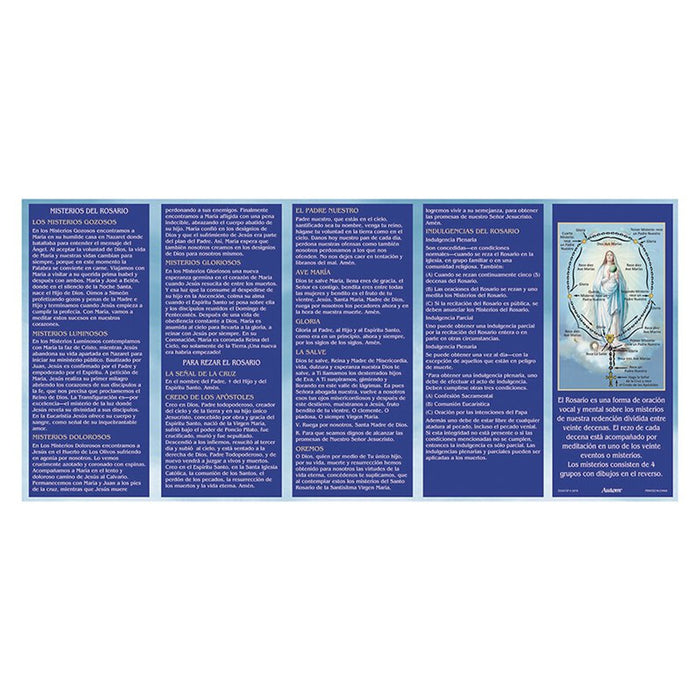 Spanish How to Pray the Rosary Pamphlet - 100/pk (Como Rezar el Rosario)