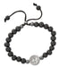 St. Benedict Black Wood Adjustable Bracelet