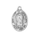 SterlingSilverOurLadyofGuadalupeMedalw18RhodiumPlatedChain