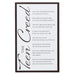 Teen Creed Prayer Plaque