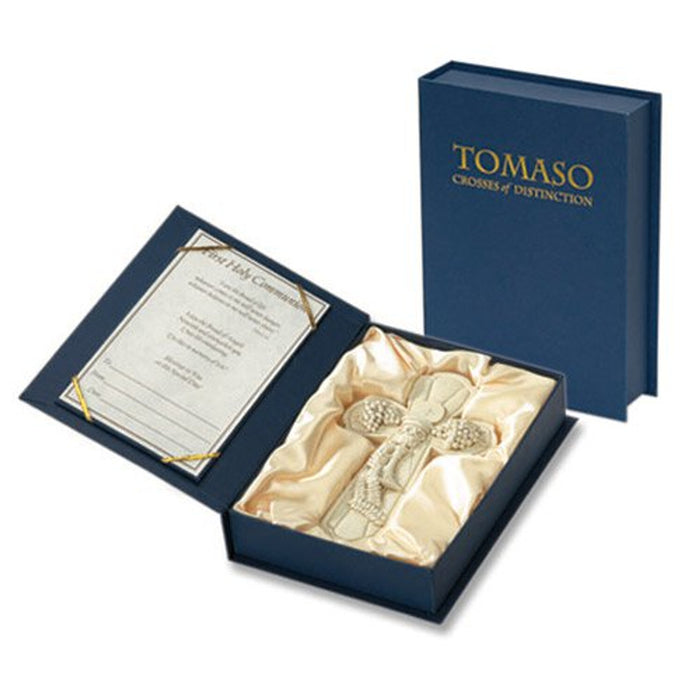 Tomaso Baby Girl Boxed Cross