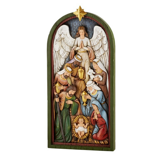 Christmas Nativity Scene Plaque