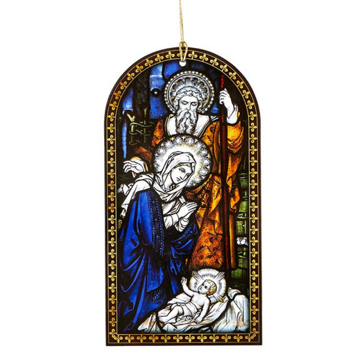 Nativity Arched Christmas Ornament - 1 Piece Per Package