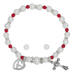 Holy Spirit Earring and  Stretch Bracelet Set