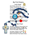 Blue Beads Kiddie Miraculous Rosary