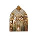 12.5" H Holy Family with Three Kings Nativity Plaque