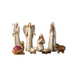 Wood Finish 8 Piece Nativity Set