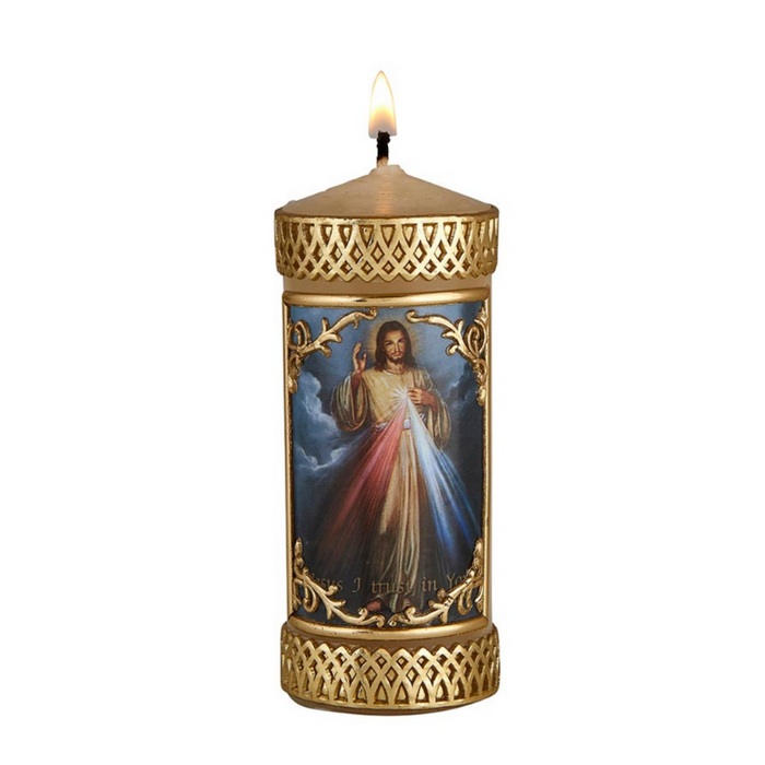 Divine Mercy Devotional Candle