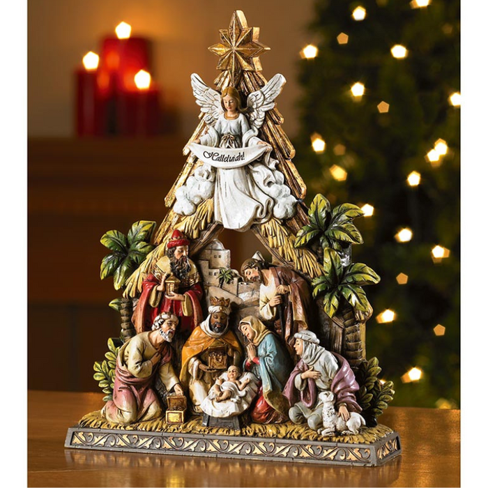 10.5"H Nativity Figurine