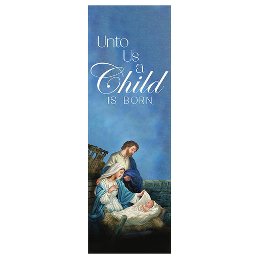 Unto Us A Child is Born Banner