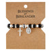 Wear Your Faith Black Bracelet - 6 Pieces Per Package