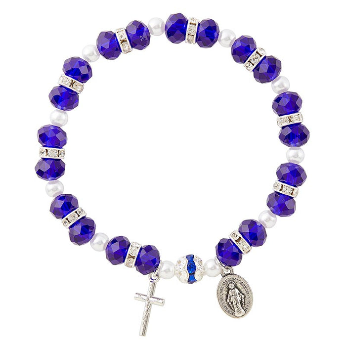 Wear Your Faith Sapphire Bracelet - 6 Pieces Per Package