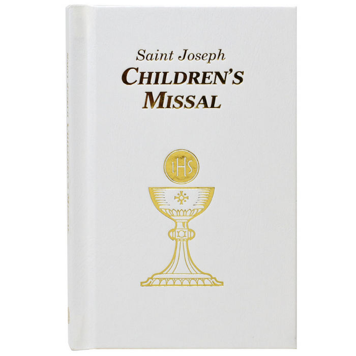 White Saint Joseph Children's Missal - 4 Pieces Per Package