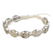 White Slip Knot First Holy Communion Bracelet