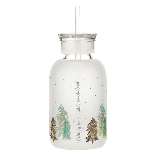 Winter Mini Glass Bottle - 4 Pieces Per Package