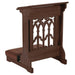 Wood Canterbury Padded Kneeler - Walnut Stain