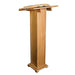 Wood Lectern - Pecan Stain