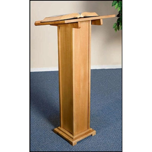 Wood Lectern - Pecan Stain