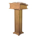 Wood Lectern with Shelf