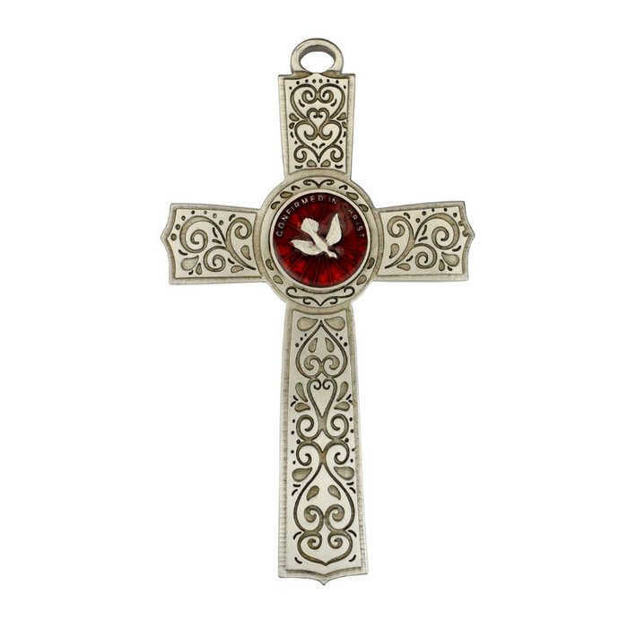 6" Filigree Red Confirmation Cross Filigree Red Confirmation Cross Red Confirmation Cross Filigree Confirmation Cross