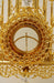 Gothic Gold Plated Monstrance with Glass Enclosed Luna
