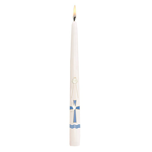 10" Taper Baptism Candle (24 pcs per package)