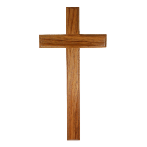 10" Walnut Wood Cross Cross Decor Housewarming Present Housewarming gifts