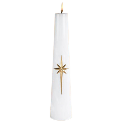 14" Bright Morning Star Christ Candles - 4 Pieces Per Package