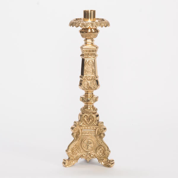 Baroque Style Altar Brass Candlestick