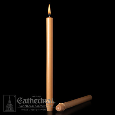 51% Beeswax Unbleached Altar Candle - SFE