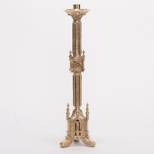 18" Traditional French Gothic Style Altar Candlestick Traditional French gothic style Candlestick.