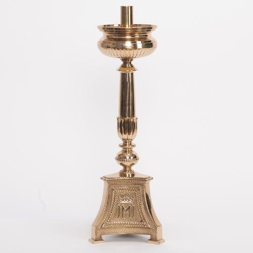 18" Traditional JMJ (Jesus, Mary and Joseph) Altar Candlestick Traditional "JMJ" - Jesus, Mary and Joseph 24" Altar Candlestick.