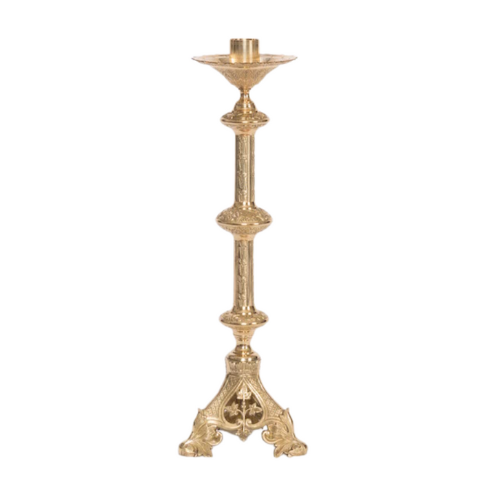 Candelabro de estilo barroco tradicional de 20"