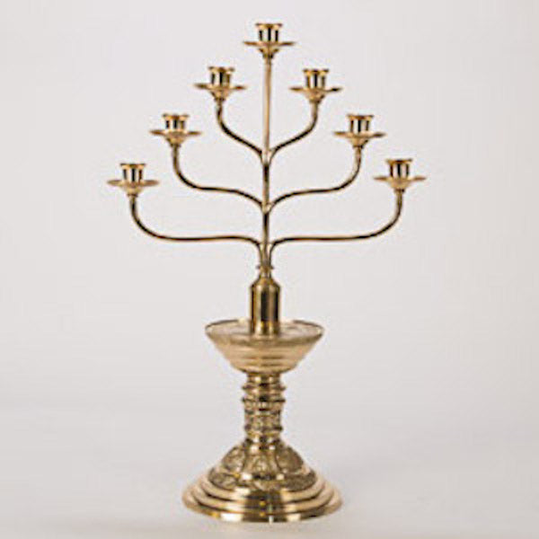 Candelabro de siete luces de 22,5"