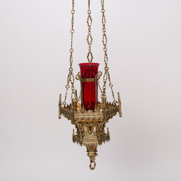 24.5" Gothic Hanging Sanctuary Lamp Hanging Sanctuary Lamp Gothic Sanctuary Lamp