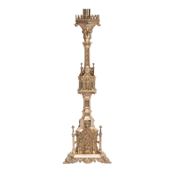 24" Traditional Gothic Style Altar Candlestick Traditional 24" Gothic Style Altar Candlestick.