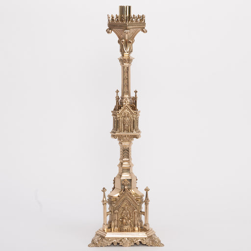 24" Traditional Gothic Style Altar Candlestick Traditional 24" Gothic Style Altar Candlestick.