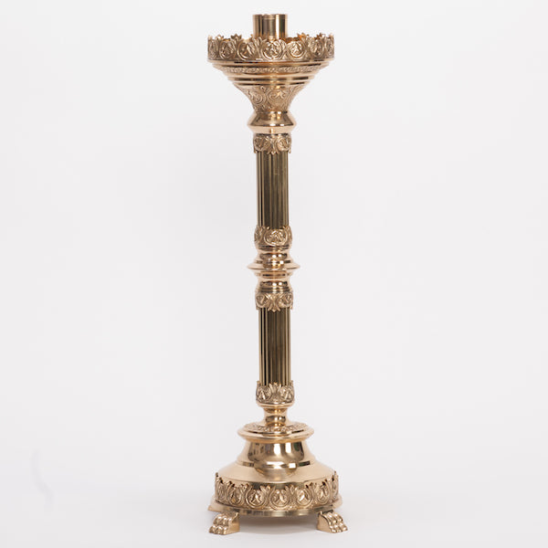 24" Traditional Ridge Stem Altar Candlestick Traditional 24" Ridge Stem Altar Candlestick