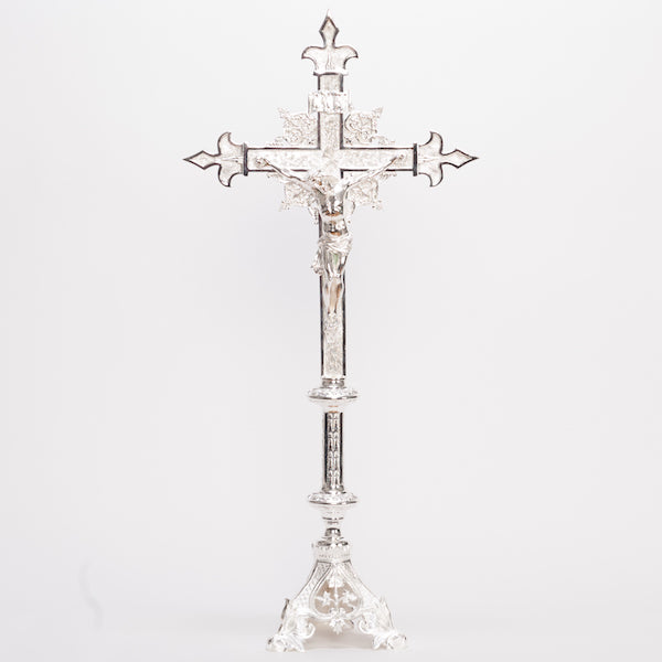 Crucifijo de altar estilo barroco de 27"