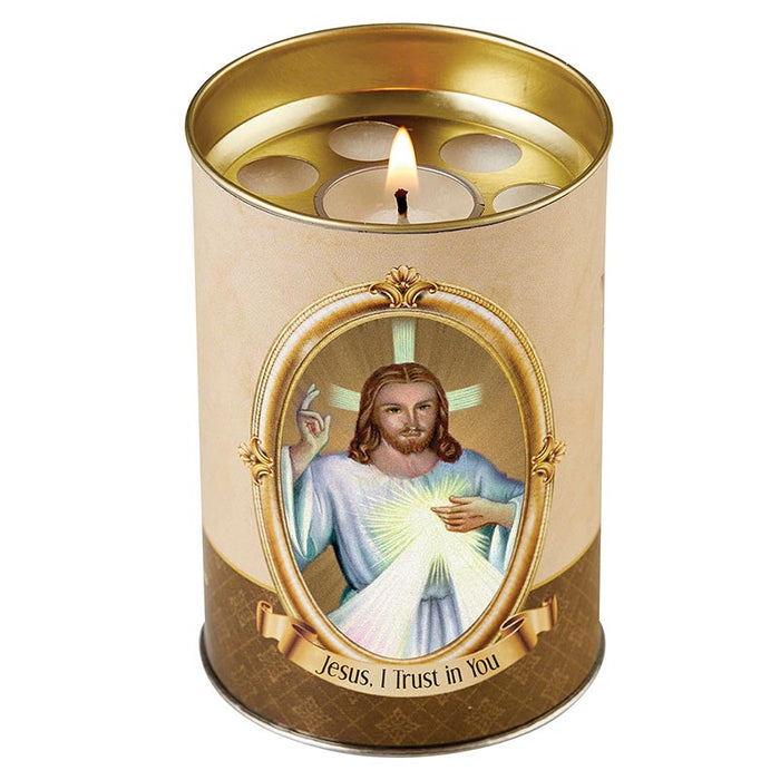 3.5" Divine Mercy Devotional Candle