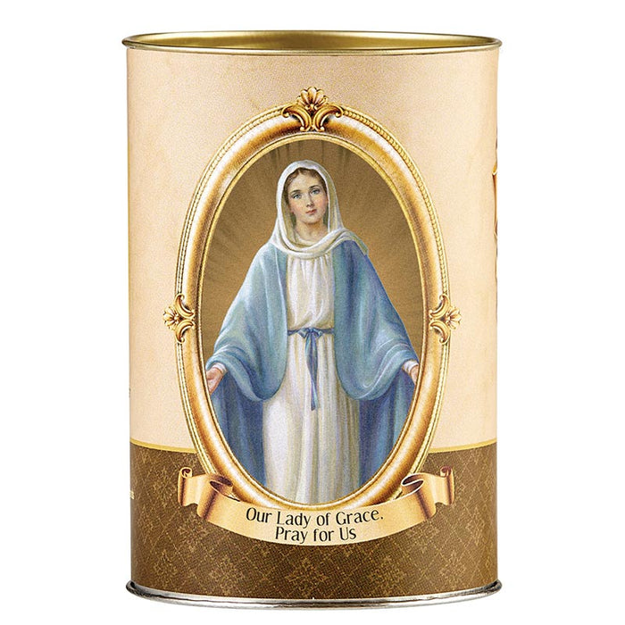 3.5" Our Lady of Grace Devotional Candle