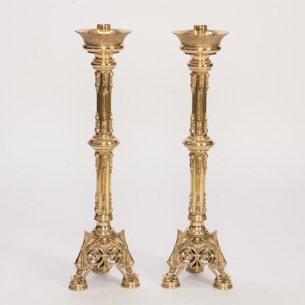 Solid Brass Altar Candlestick